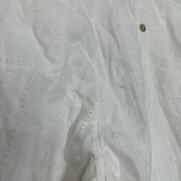 Sundance White Cotton Button Pants Size XXL - Picture 9 of 11